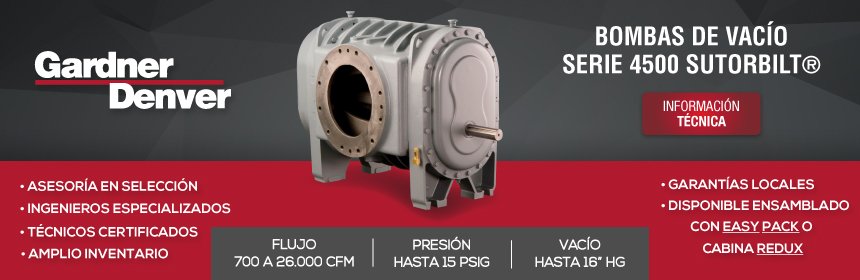 Bombas de Vacío Sutorbilt 4500