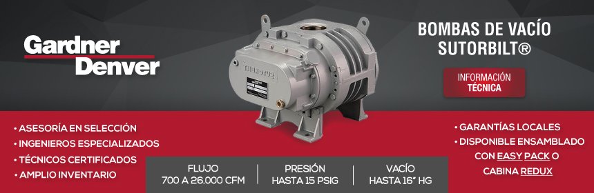 Bombas de Vacío Sutorbilt