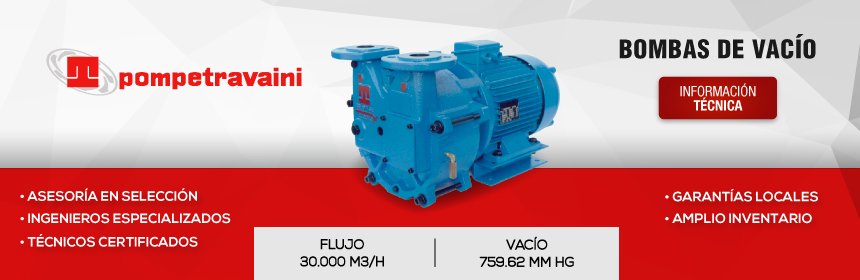 Bombas de Anillo Líquido Pompetravaini